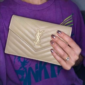 Saint Laurent Quilted Envelope